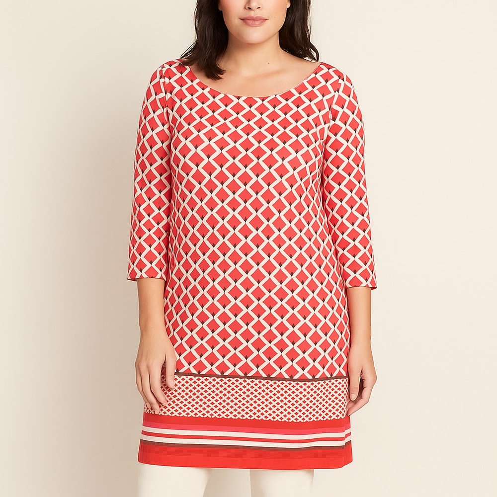 Old Navy Geometric Print Shift Dress XL